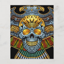 Gothic Skull with Guns and Bullets by Al Rio Personalised Flyer