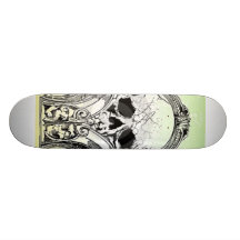 gothic-skulls-illustrations skate deck