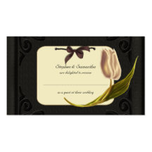 Gothic Spring Wedding Table Place Cards Business Cards
