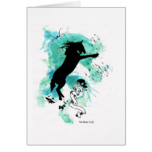 Gothic Stallion Greeting Cards