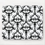 Gothic Style Damask Pattern Mousepad