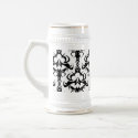 Gothic Style Damask Pattern Mug