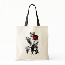 Gothic Tulips Tote Bags
