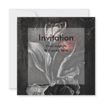 Gothic Tulips Custom Invite