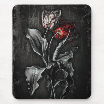 Gothic Tulips Mouse Pad