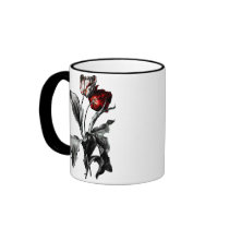 Gothic Tulips Coffee Mugs