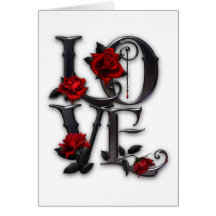 Gothic Valentine Card