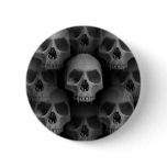 Gothic wicked vampire skulls buttons