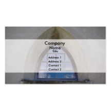 Gothic window business card template