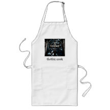 Gothic wrought iron celtic cross apron