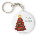 GothicChicz Feliz Navidad keychains