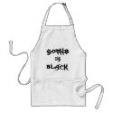 Goths Dig Black aprons
