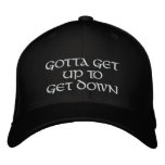 Gotta Get Up Fitted Hat embroidered hats