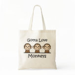 Gotta Love Monkeys bags