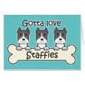 Gotta Love Staffies cards