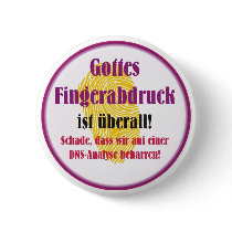 Gottes FIngerabdruck Anstecknadelbutton