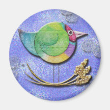 Gouldian Sky Fridge Magnet