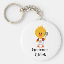 Gourmet Chick Keychain