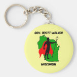 Gov Scott Walker Key Chains