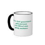 Government and Ethical Man mugs