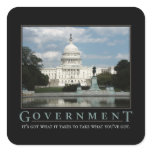 Government Demotivational Sticker Set