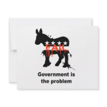 Government is the problem personalized invitation