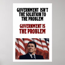 Government is the Problem - Reagan (24x36) Posters