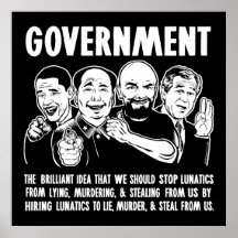 Government Lunatics Poster