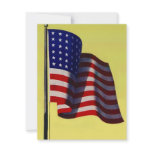GOVERNMENT MILITARY OLD GLORY PARTY INVITATION