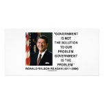 Government Not Solution To Problem Is The Problem photo cards