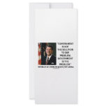 Government Not Solution To Problem Is The Problem rack cards