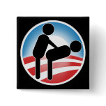 Government Obama Style Pin