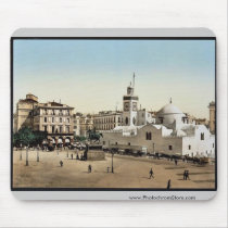 Government place, Algiers, Algeria vintage Photoch Mousemat