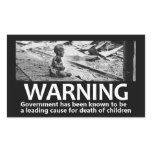 Government Warning Sticker