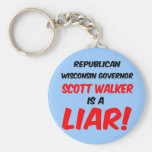 governor scott walker key chain