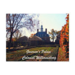 Governor's Palace, Colonial Williamsburg postcards