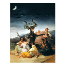 Goya Witches Sabbath Postcard