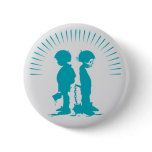 GP pin teal buttons