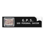 GPS God Personal Saviour bumper stickers