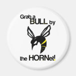 Grab a bull by the HORNet Refrigerator Magnet