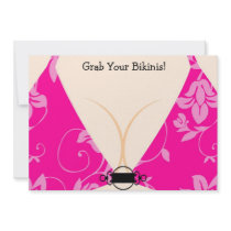 Grab Your Bikinis Beach Party Invitation