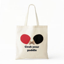 Grab Your Paddle Ping Pong Bag