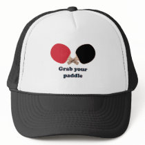 Grab Your Paddle Ping Pong Trucker Hat
