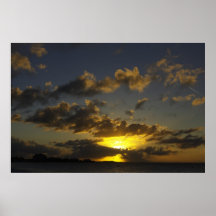 Grace Bay sunset 02 Posters