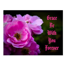 Grace Be With You Forever Postcards