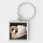 Graceful Swan Keychain