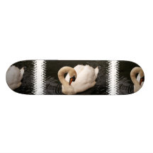 Graceful Swan  Skateboard