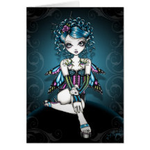GRACIE Gothic Couture Corset Fairy Card