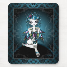 "Gracie" Gothic Couture Swallow Fairy Mousepad