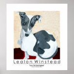 Gracie, The Italian Greyhound posters
